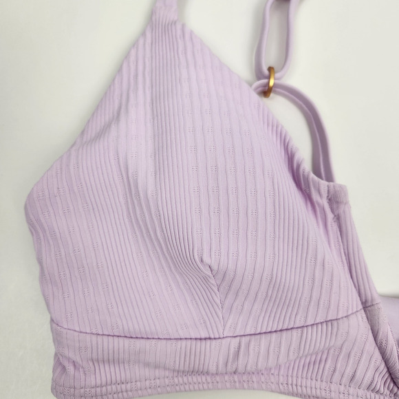 L*Space Siren Bikini Top in Peony Purple Size Large - Picture 3 of 4